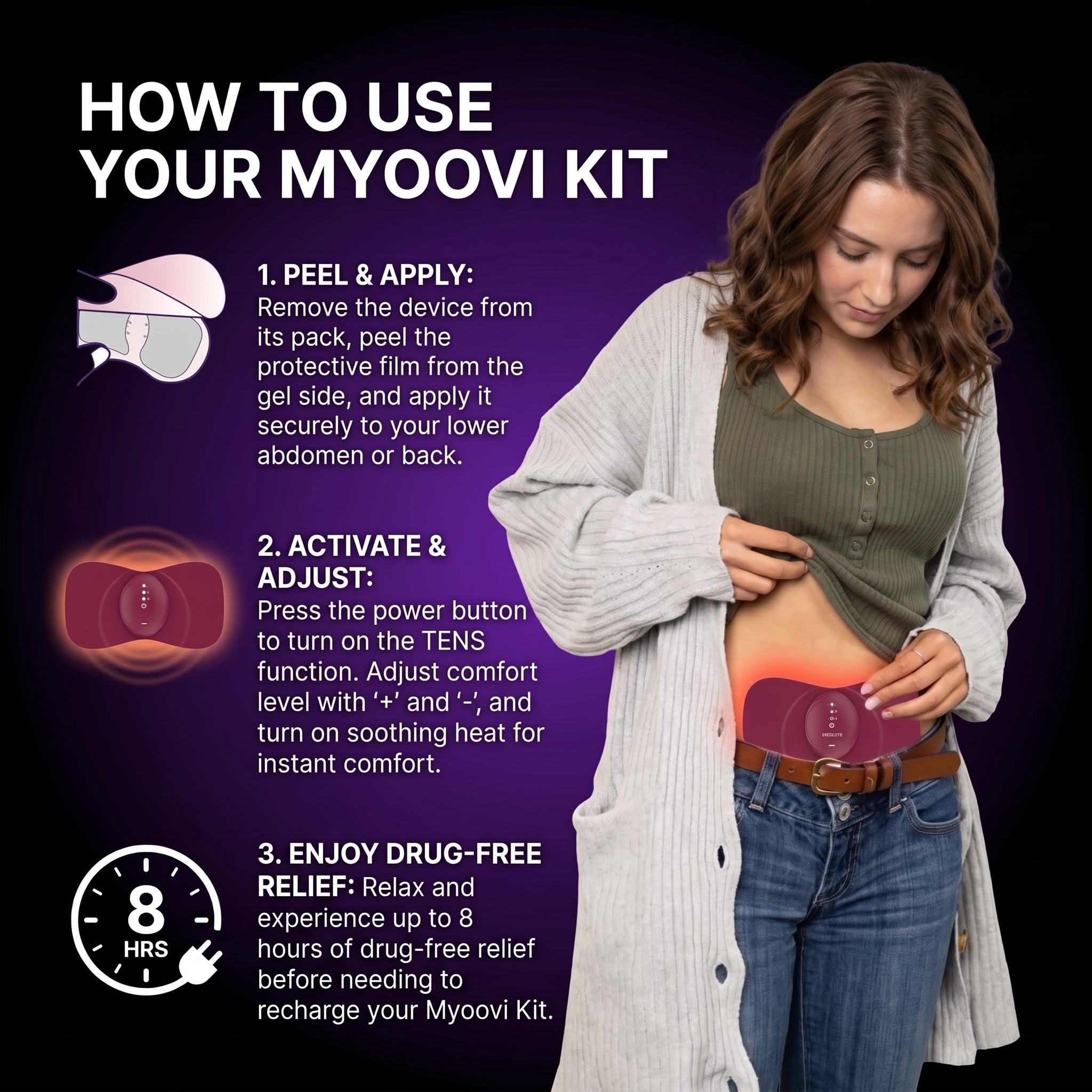 Advanced Dual-Action Menstrual Relief System
