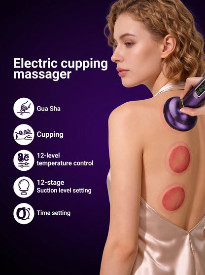 Smart Heat & Vacuum Cupping Massager